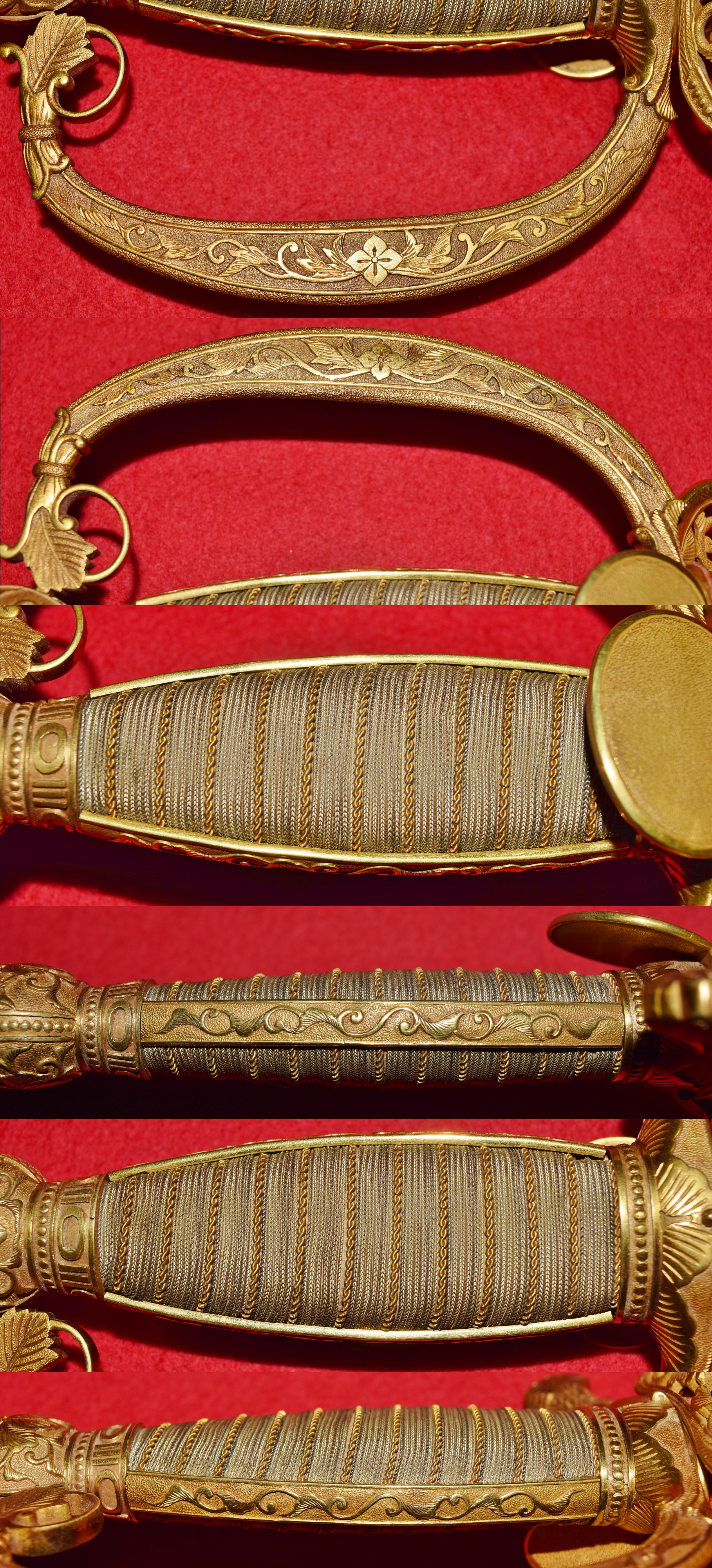 勅任官サーベル 脇差 無銘 儀礼刀 正剣 指揮刀 全長約80cm 軍装